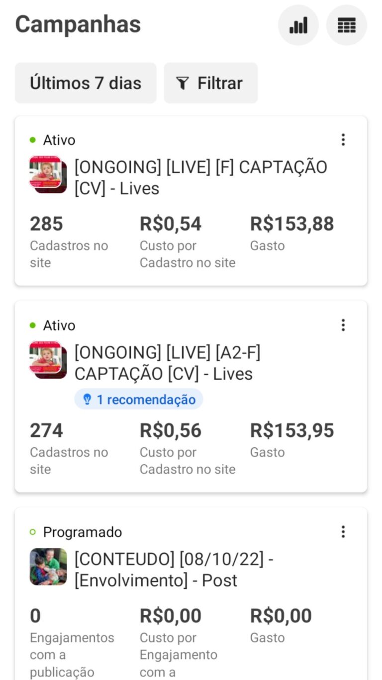 Print Campanha de Anúncios - Tráfego Pago